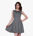 Solid A-Line Dress